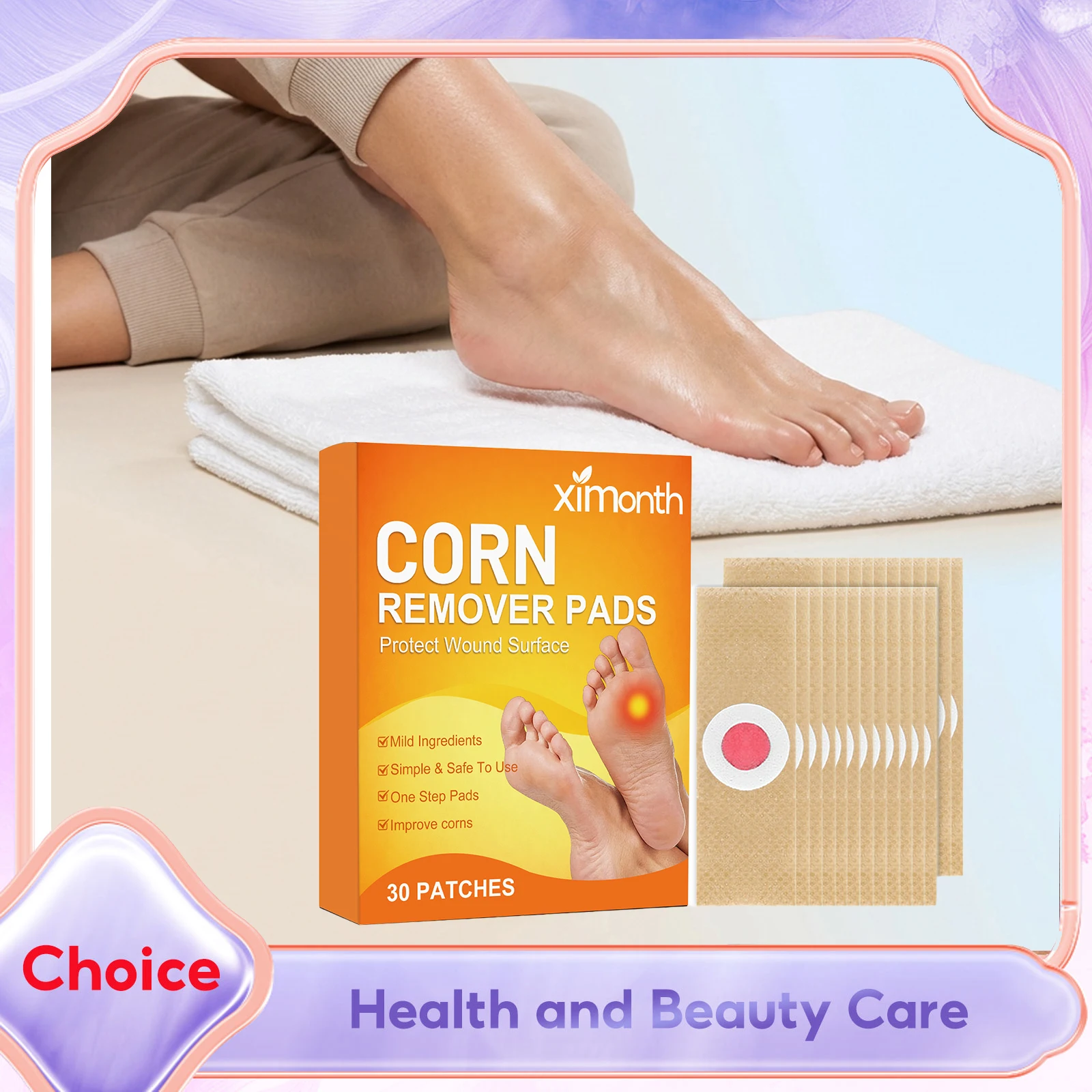 Foot Care Patches Salicylic Acid Softening Hardened Skin Relief Pain Relieves High Heels Friction Feet Fixing Corn Pads Products
Foot Care Patches Salicylic Acid Softening Hardened Skin Relief Pain Relieves High Heels Friction Feet Fixing Corn Pads Products