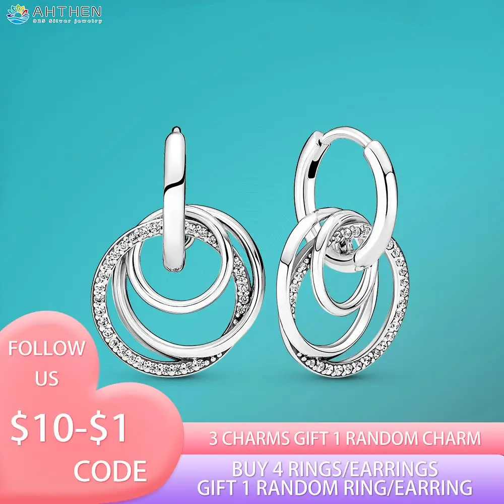 Ahthen 925 Sterling Silver Earrings Family Always Encircled Hoop Earrings for Women Female Fashion Jewelry Gift Free Shipping
Ahthen 925 Sterling Silver Earrings Family Always Encircled Hoop Earrings for Women Female Fashion Jewelry Gift Free Shipping