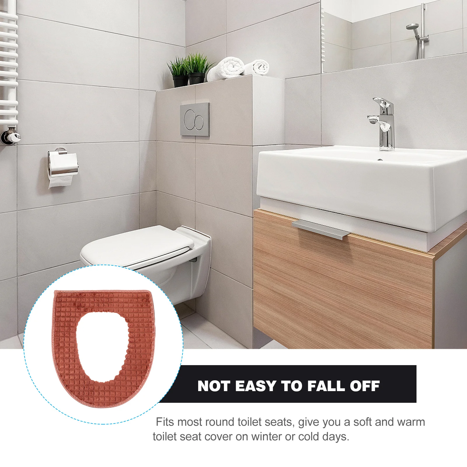 1Pcs High Quality Flannelette Toilet Seat Cover Cushion Pad Zipper Design Wear Resistant Zipper Toilet Seat Cover
1Pcs High Quality Flannelette Toilet Seat Cover Cushion Pad Zipper Design Wear Resistant Zipper Toilet Seat Cover