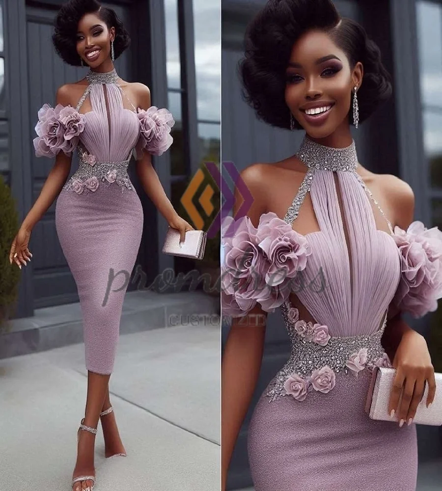 Glamorous 3D Florals Prom Dress Aso Ebie 2025 O Neck Beaded Mermaid Evening Dress Crystal Sequin Formal Dress Party Customized
Glamorous 3D Florals Prom Dress Aso Ebie 2025 O Neck Beaded Mermaid Evening Dress Crystal Sequin Formal Dress Party Customized