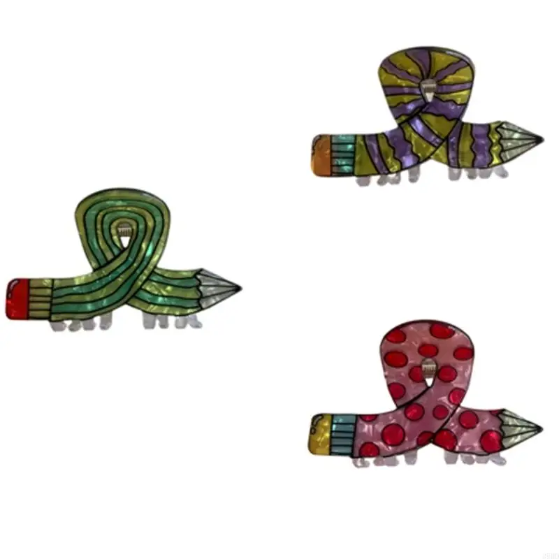 652F Media Size Pen Hair Claw Funny Colorful Pencil Hair Pin Durability Claw Clip for Various Hairstyles
652F Media Size Pen Hair Claw Funny Colorful Pencil Hair Pin Durability Claw Clip for Various Hairstyles
