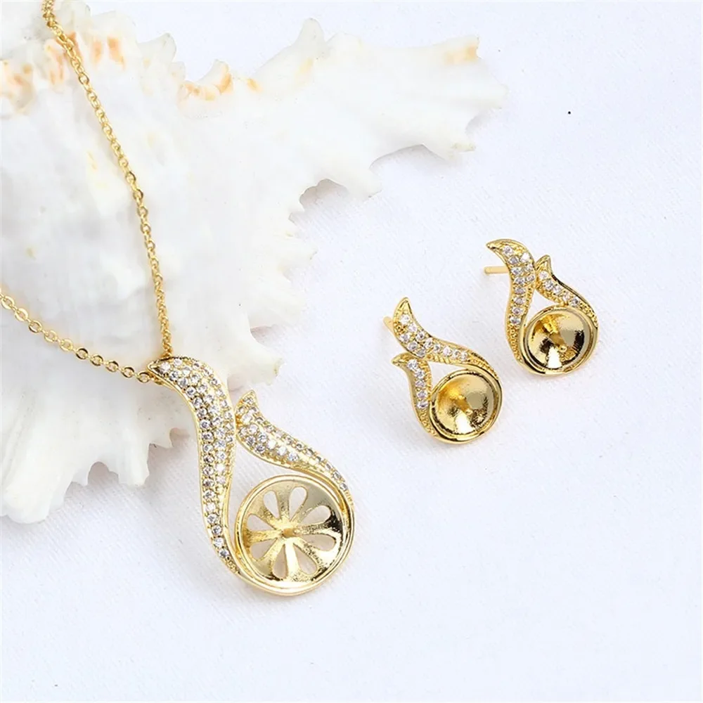 18K Gold Plated Pearl Set Base, DIY Jewelry Making Supplies, Blank Pendant Ear Stud Bases for Handmade Accessories No Pearl
18K Gold Plated Pearl Set Base, DIY Jewelry Making Supplies, Blank Pendant Ear Stud Bases for Handmade Accessories No Pearl