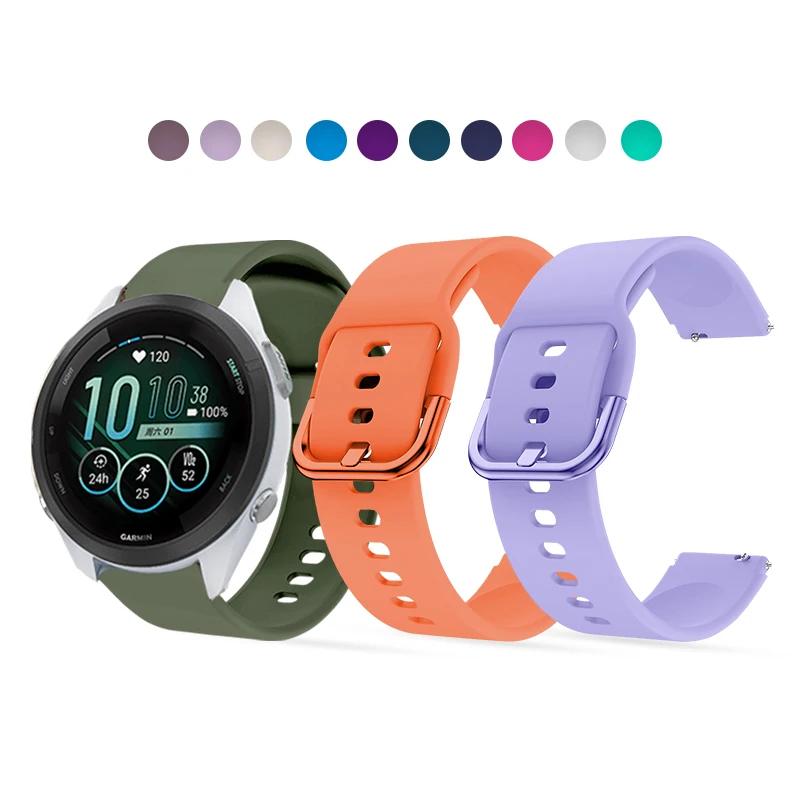 Soft Silicone Band Suitable for Garmin Forerunner 265S Sport Women Men Watch Band Fit for Garmin Garminmove 3S Forerunner 265S
Soft Silicone Band Suitable for Garmin Forerunner 265S Sport Women Men Watch Band Fit for Garmin Garminmove 3S Forerunner 265S