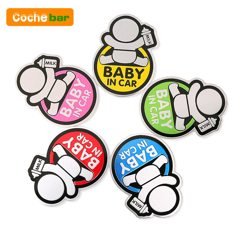 Baby In Car Sticker Kids Pregnant Woman Protect Personality Warning Aluminum Car Decoration Accessories 3D Cartoon Auto Stickers
Baby In Car Sticker Kids Pregnant Woman Protect Personality Warning Aluminum Car Decoration Accessories 3D Cartoon Auto Stickers