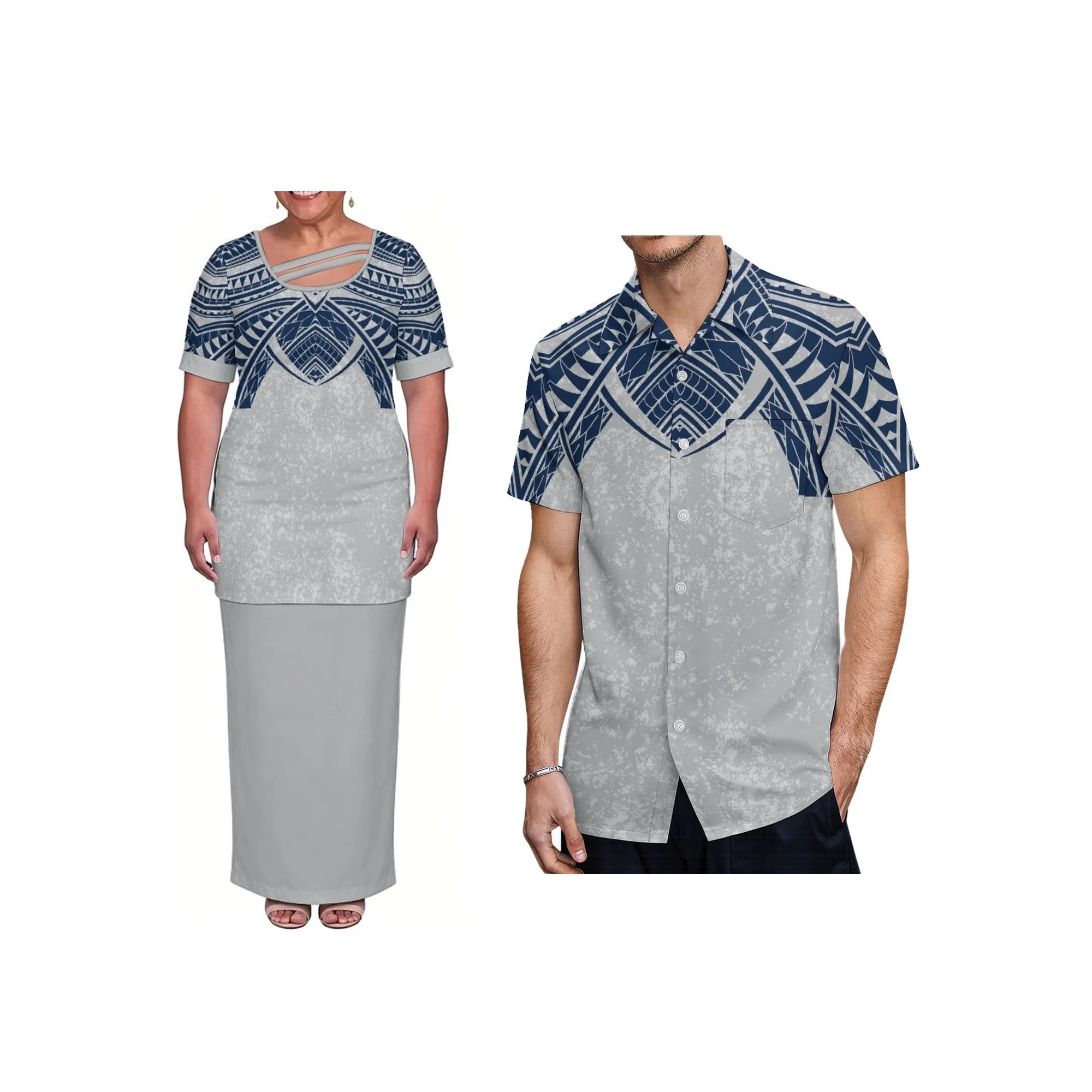 Hot Custom Ombre Samoan Tribal Tattoo Print Plus Size Two Piece Set Women Casual Short Sleeve Maxi Skirt Dress for Women
Hot Custom Ombre Samoan Tribal Tattoo Print Plus Size Two Piece Set Women Casual Short Sleeve Maxi Skirt Dress for Women