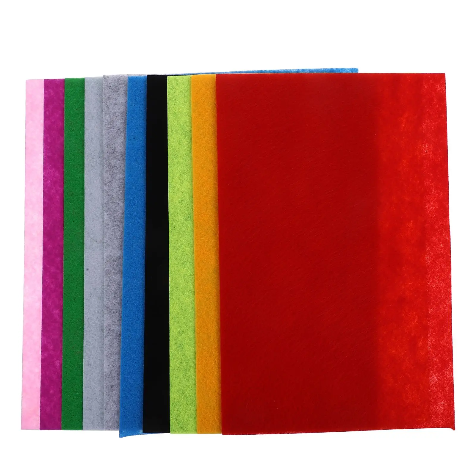 20 Pcs Felt Sheets Craft Felt Cloth 10 Colors Soft Durable Material DIY Projects Sewing Supplies Fabric Creations
20 Pcs Felt Sheets Craft Felt Cloth 10 Colors Soft Durable Material DIY Projects Sewing Supplies Fabric Creations