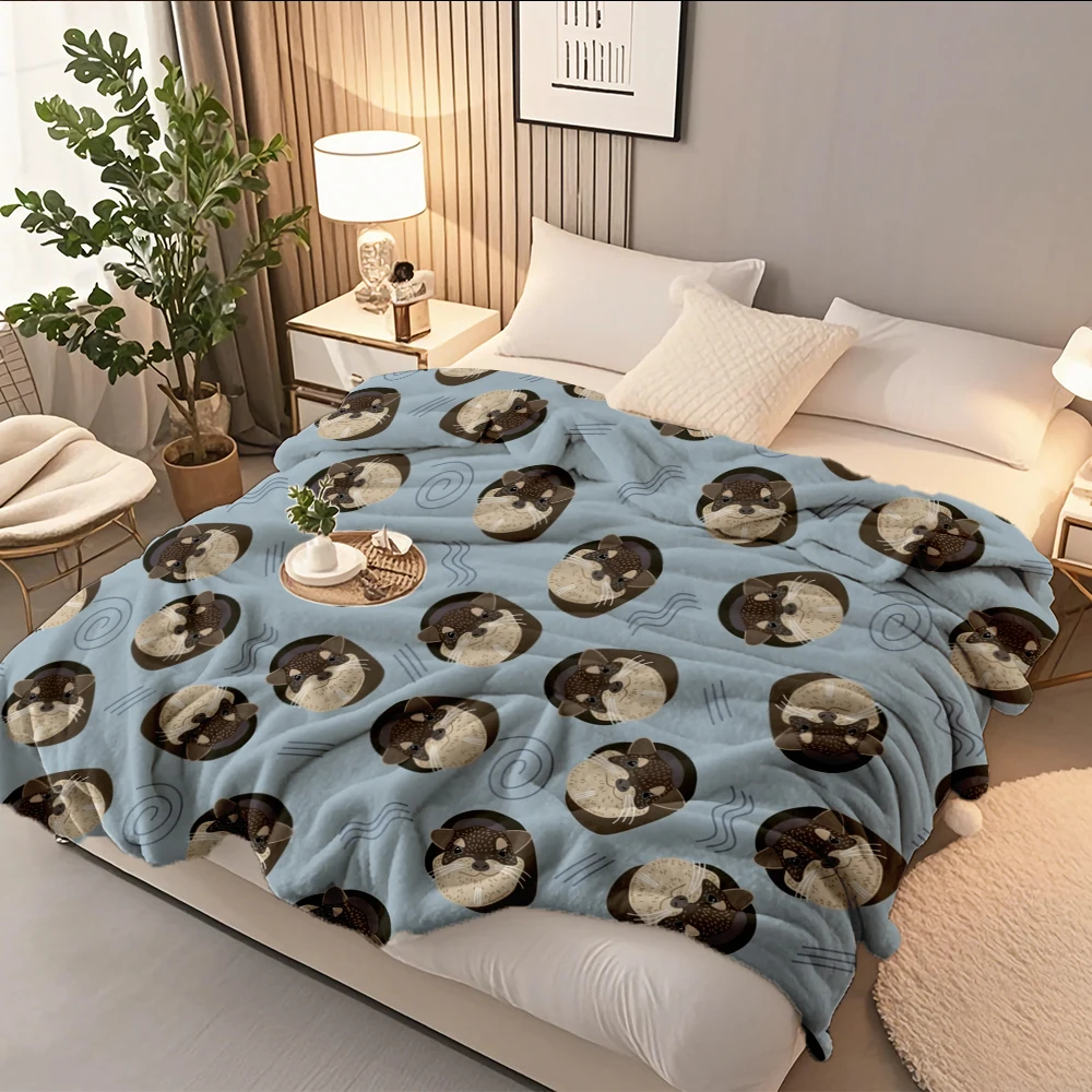 Cold/warm Weather Bohemian Flannel Soft Blanket Cute Little Rock Hyrax Plush Throw Comforter Lightweight Blankets For Seniors
Cold/warm Weather Bohemian Flannel Soft Blanket Cute Little Rock Hyrax Plush Throw Comforter Lightweight Blankets For Seniors