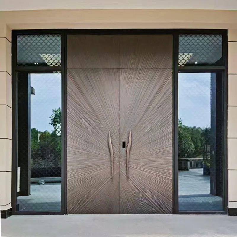 &* Modern Aluminum Alloy Villa Double Security Door Anti-Theft Glass Household Entrance Soundproof Moisture-Proof
&* Modern Aluminum Alloy Villa Double Security Door Anti-Theft Glass Household Entrance Soundproof Moisture-Proof