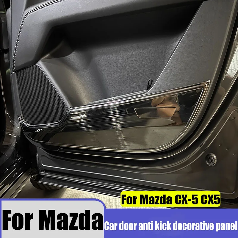 For Mazda CX-5 CX5 2017-2025 stainless steel car door anti kick decorative panel car interior modification protective parts
For Mazda CX-5 CX5 2017-2025 stainless steel car door anti kick decorative panel car interior modification protective parts