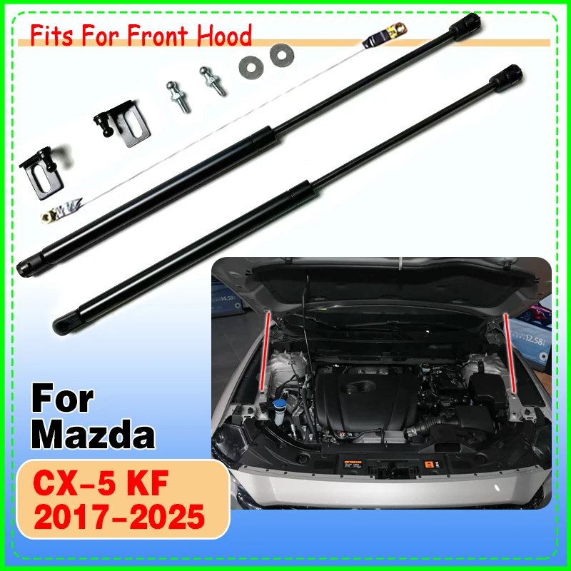 For Mazda CX-5 CX5 2017-2025 KF Front Engine Hood Gas Strut Lift Support Rod Spring Shock Bar Cylinders Piston Hydraulic Rod
For Mazda CX-5 CX5 2017-2025 KF Front Engine Hood Gas Strut Lift Support Rod Spring Shock Bar Cylinders Piston Hydraulic Rod