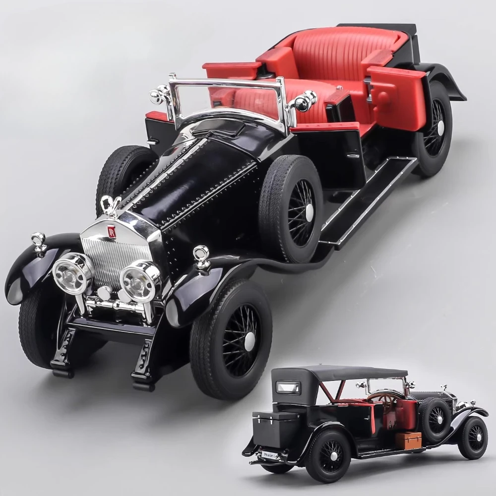 1:24 Phantom 500K винтажная модель автомобиля, игрушка из сплава, литой под давлением звук, свет, двери, открытые роскошные классические автомобили для мальчиков, подарки на день рождения
1:24 Phantom 500K винтажная модель автомобиля, игрушка из сплава, литой под давлением звук, свет, двери, открытые роскошные классические автомобили для мальчиков, подарки на день рождения