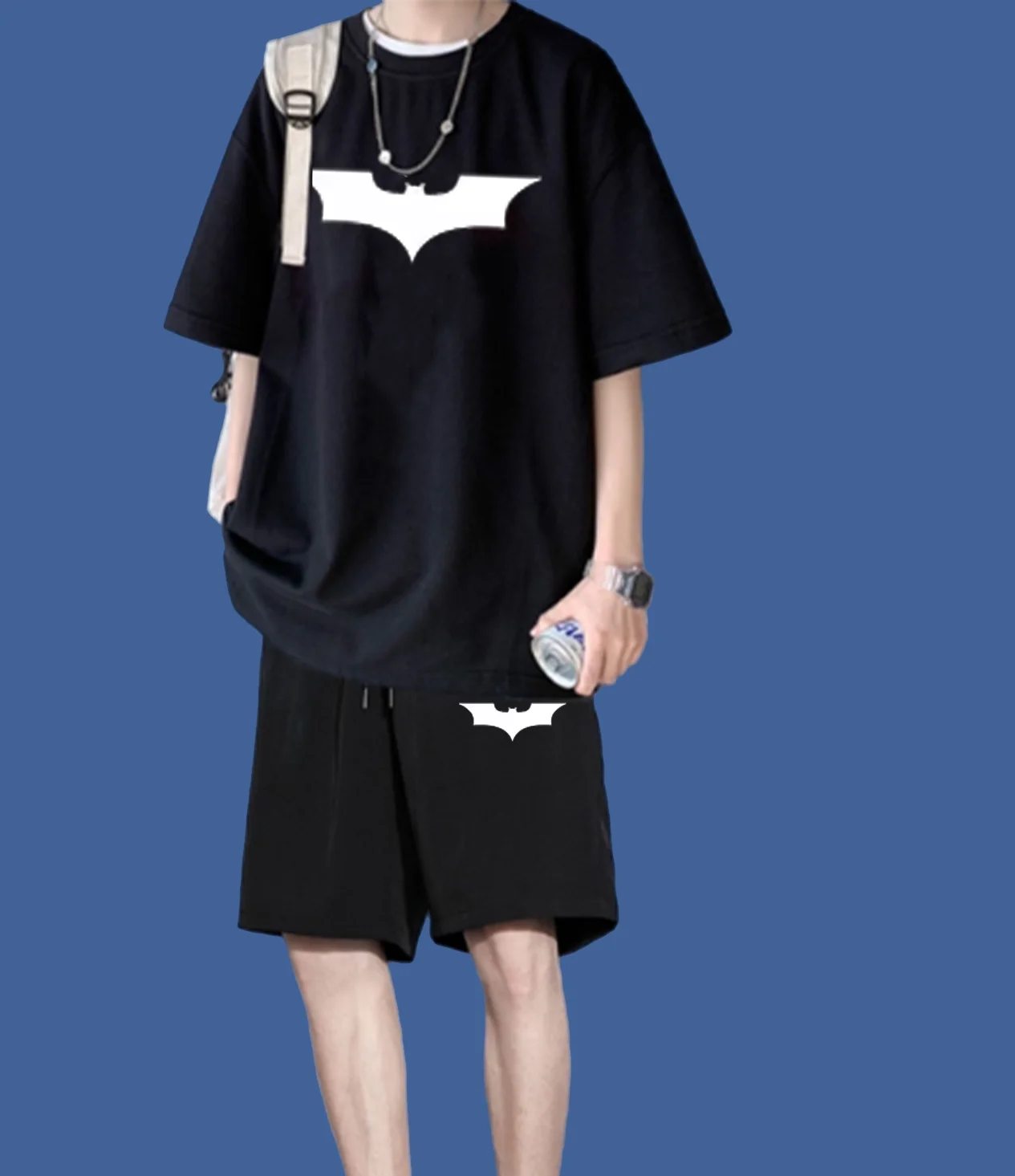 Men's Short Sleeved Set Summer Short Sleeved Sportswear Men Gym Tops Student Polyester Fiber Short Sleeved+shorts Two-piece Set
Men's Short Sleeved Set Summer Short Sleeved Sportswear Men Gym Tops Student Polyester Fiber Short Sleeved+shorts Two-piece Set