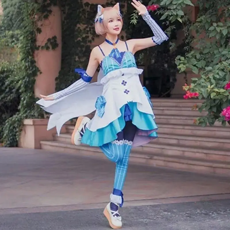 Cross dresser Cosplay Costume Cat boy Felix Argyle Cosplay Female style Anime 2D Set
Cross dresser Cosplay Costume Cat boy Felix Argyle Cosplay Female style Anime 2D Set