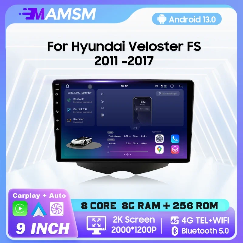 Автомобильный радиоприемник MAMSM Android 13 для Hyundai Veloster FS 2011-2017 видео мультимедийный Bluetooth плеер навигация GPSCarplay авторадио
Автомобильный радиоприемник MAMSM Android 13 для Hyundai Veloster FS 2011-2017 видео мультимедийный Bluetooth плеер навигация GPSCarplay авторадио
