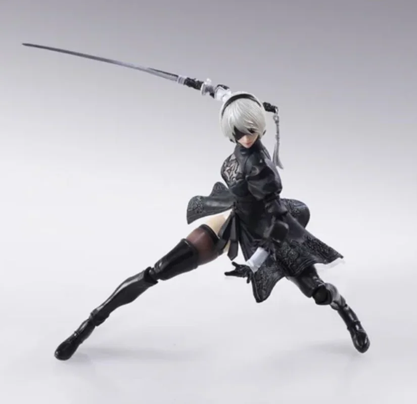 NieR Automata 2B & Machine Lifeform 15cm PVC Action Figure Collectible Handmade Customizable Toy Model Doll for Fans
NieR Automata 2B & Machine Lifeform 15cm PVC Action Figure Collectible Handmade Customizable Toy Model Doll for Fans
