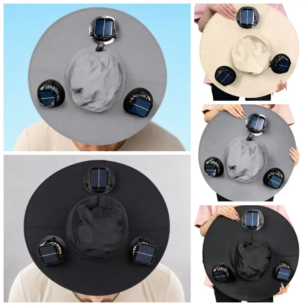 3 Fans Solar Fan Hat UV Protection Breathable Wide Brim Sun Cap Strong Wind Lightweight Cooling Fisherman Hat Sport
3 Fans Solar Fan Hat UV Protection Breathable Wide Brim Sun Cap Strong Wind Lightweight Cooling Fisherman Hat Sport