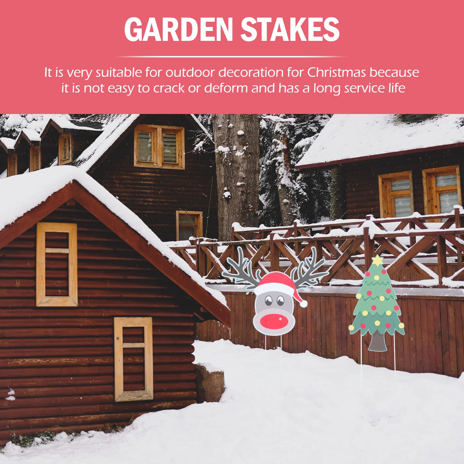 6 Pcs Christmas Card Backyard & Garden Decorations Holiday Outdoor Signs Themed Lawn Stakes Cartoon Ground Outside Signage
6 Pcs Christmas Card Backyard & Garden Decorations Holiday Outdoor Signs Themed Lawn Stakes Cartoon Ground Outside Signage