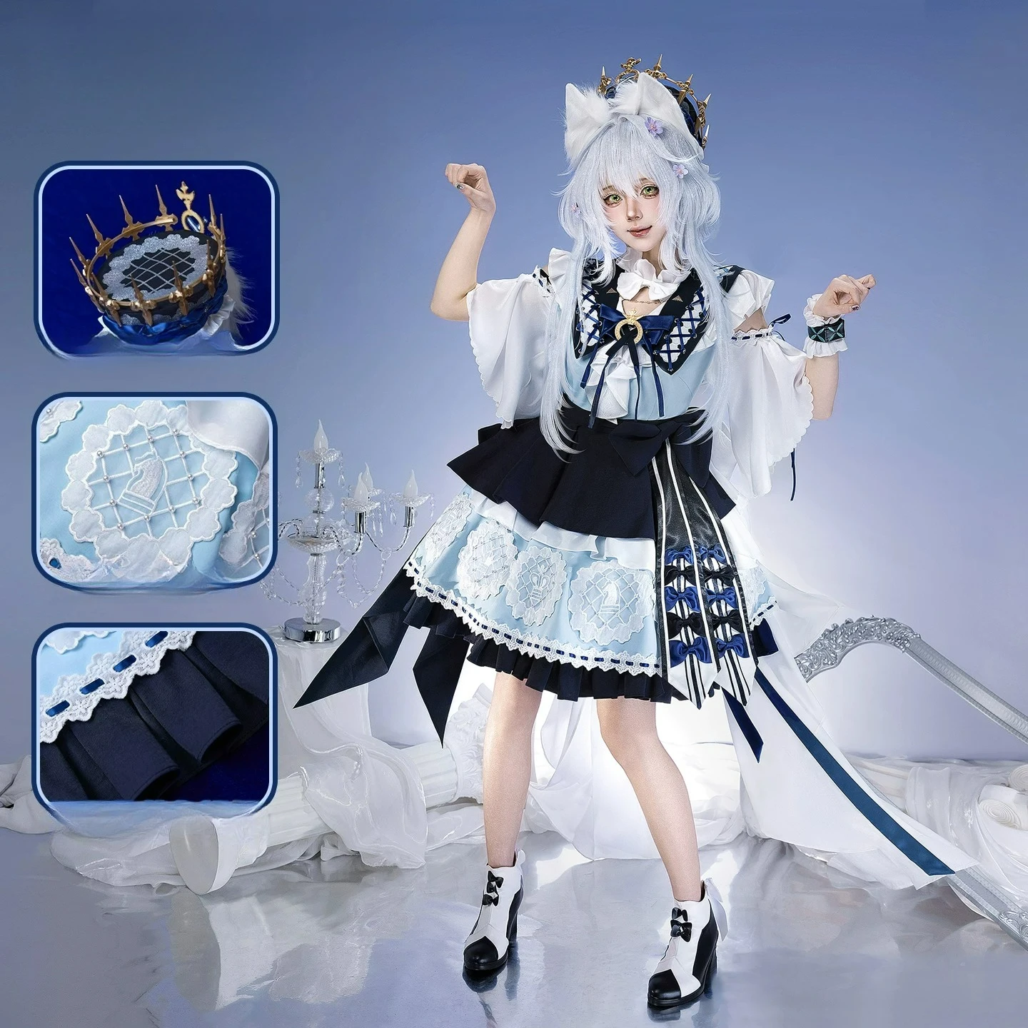 Arknights: Endfield Rosmontis Cosplay Women's Anime Dress Halloween Uniform Carnival Party Play Role Clothes
Arknights: Endfield Rosmontis Cosplay Women's Anime Dress Halloween Uniform Carnival Party Play Role Clothes