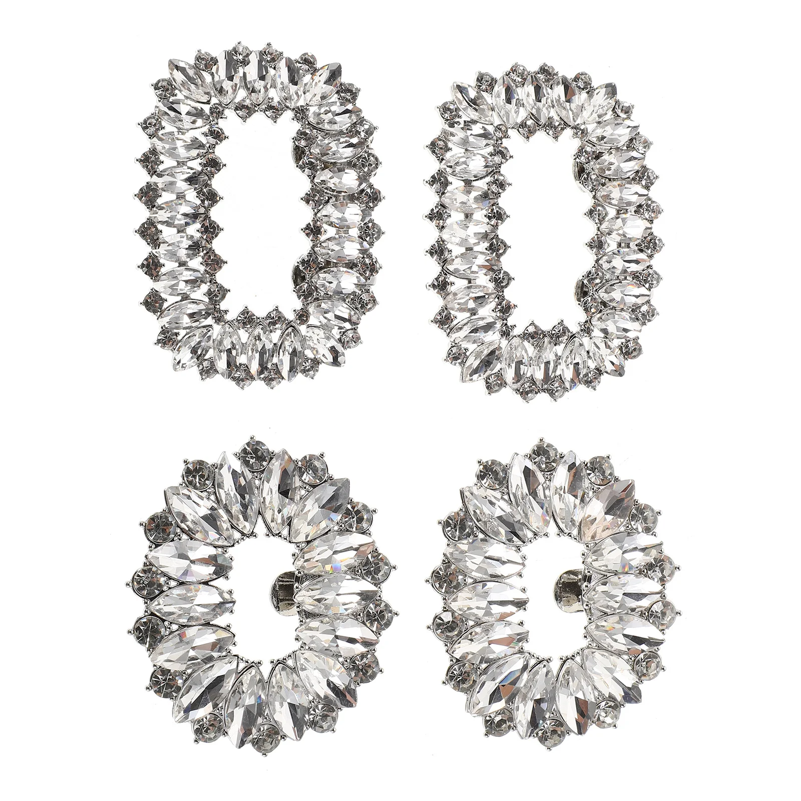 4Pcs Removable Rhinestone Shoe Buckles Flower Clips Elegant High Heel Decor Wedding Party Evening Shoe Rhinestone Clip
4Pcs Removable Rhinestone Shoe Buckles Flower Clips Elegant High Heel Decor Wedding Party Evening Shoe Rhinestone Clip