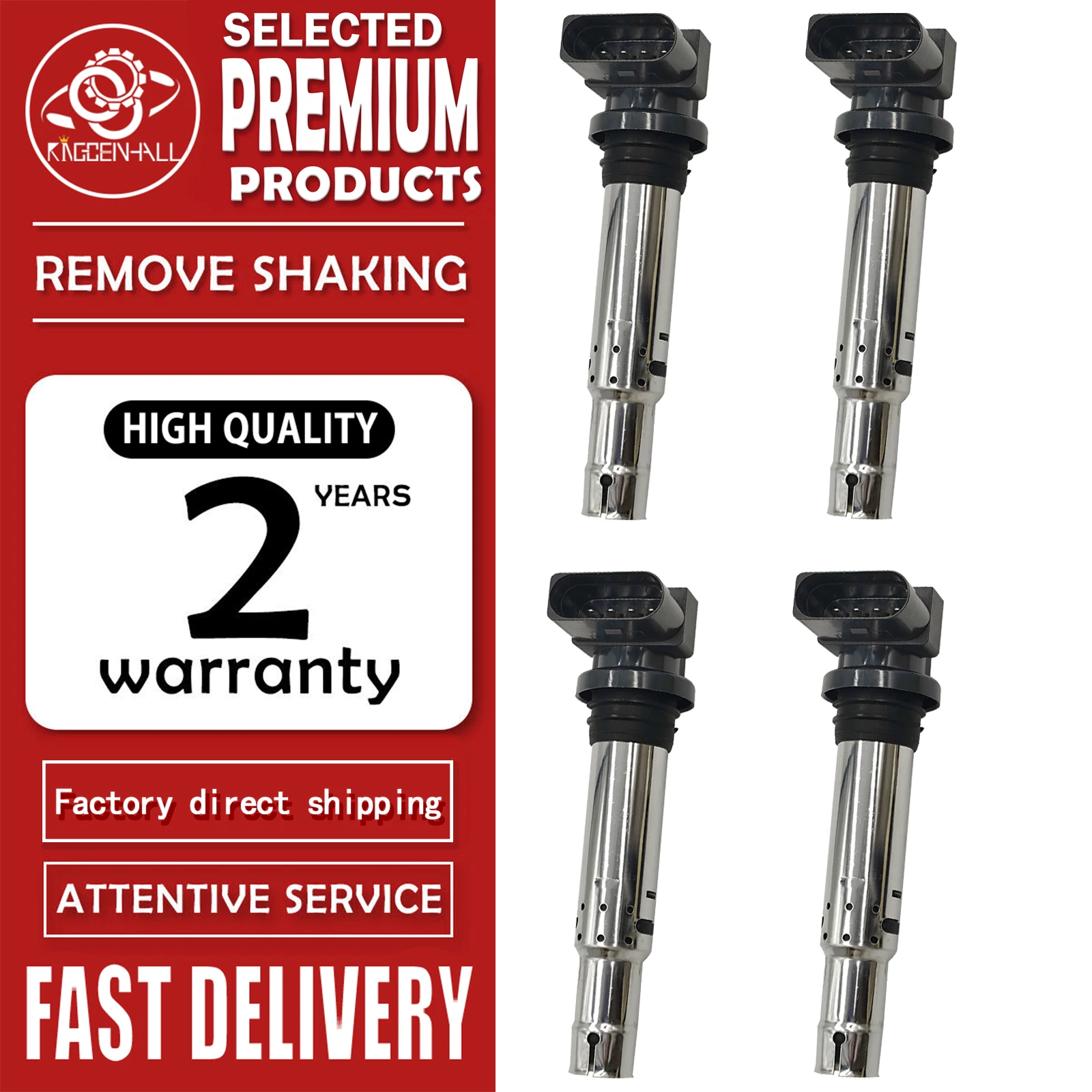 036905715F Ignition Coil Pack 036905100A Compatible With VW Jetta Caddy Audi A2 Skoda Roomster 1.4L 16V Auto Engine Part
036905715F Ignition Coil Pack 036905100A Compatible With VW Jetta Caddy Audi A2 Skoda Roomster 1.4L 16V Auto Engine Part