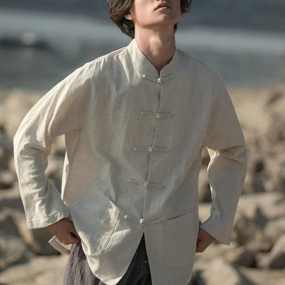Shirt Men's Blouse Stand Collar Vacation Autumn Black\\Apricot\\White\\Navy Casual Holiday Long Sleeve Male Regular
Shirt Men's Blouse Stand Collar Vacation Autumn Black\\Apricot\\White\\Navy Casual Holiday Long Sleeve Male Regular