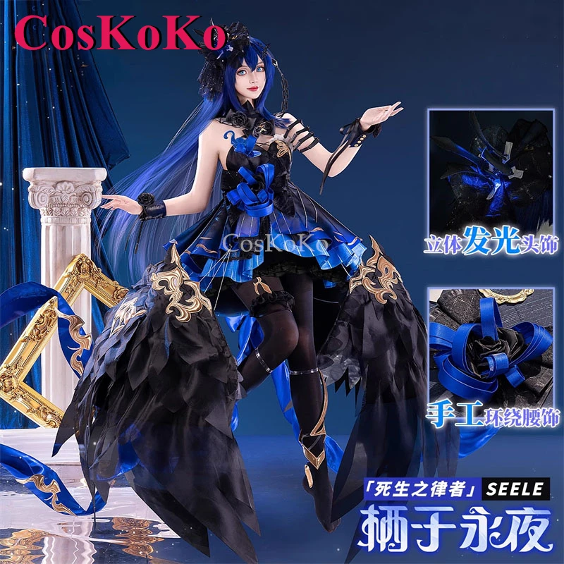 CosKoKo Seele Vollerei Cosplay Costumes Game Honkai Impact 3 Herrscher Of Rebirth Elegant Dress Halloween Role Play Clothing New
CosKoKo Seele Vollerei Cosplay Costumes Game Honkai Impact 3 Herrscher Of Rebirth Elegant Dress Halloween Role Play Clothing New