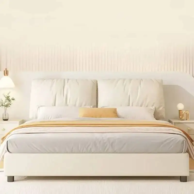 Princess Frame Double Bed Bedroom Beige Designer Wooden Bedgeraamte Double Bed Full Size Luxury Camas De Dormitorio Furniture
Princess Frame Double Bed Bedroom Beige Designer Wooden Bedgeraamte Double Bed Full Size Luxury Camas De Dormitorio Furniture