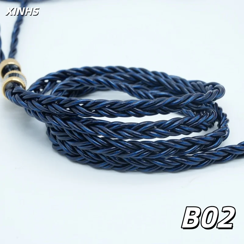 XINHS B02 Alloy Copper Silver Plated High Fidelity Earphone Upgrade Cable
XINHS B02 Alloy Copper Silver Plated High Fidelity Earphone Upgrade Cable