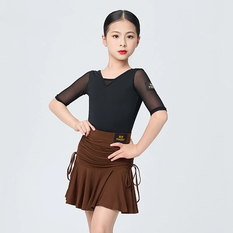 2026 Summer New Childrens Latin Dance Practice Skirt Girl's Coffee Performance Hip Wrap Skirt Ballroom Tango Dance Costume XH392
2026 Summer New Childrens Latin Dance Practice Skirt Girl's Coffee Performance Hip Wrap Skirt Ballroom Tango Dance Costume XH392