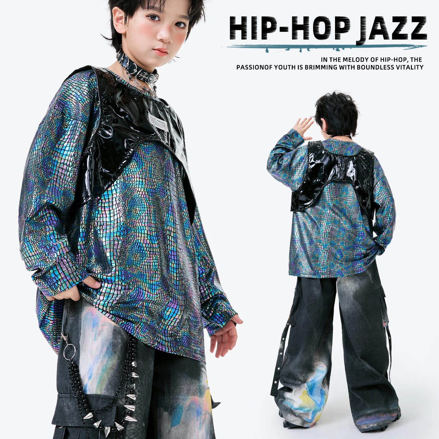 2025 детские костюмы для бальных танцев в стиле хип-хоп для девочек, свободные рубашки, брюки-карго, уличная одежда для мальчиков, костюм для джазовых выступлений DQS21228
2025 детские костюмы для бальных танцев в стиле хип-хоп для девочек, свободные рубашки, брюки-карго, уличная одежда для мальчиков, костюм для джазовых выступлений DQS21228