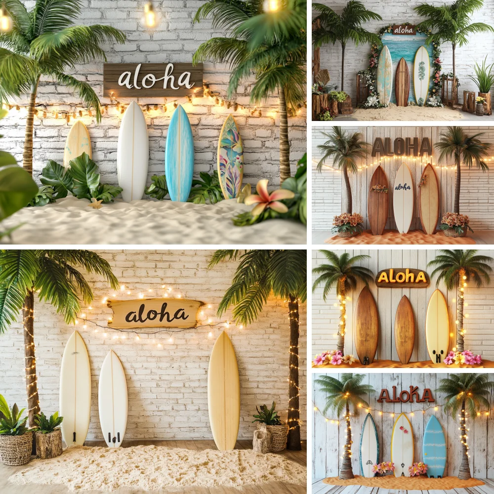 Summer Beach Hawaiian Backdrop Tropical Seaside Bar Aloha Palm Tree Surfboard Holiday Party Photography Background
Summer Beach Hawaiian Backdrop Tropical Seaside Bar Aloha Palm Tree Surfboard Holiday Party Photography Background