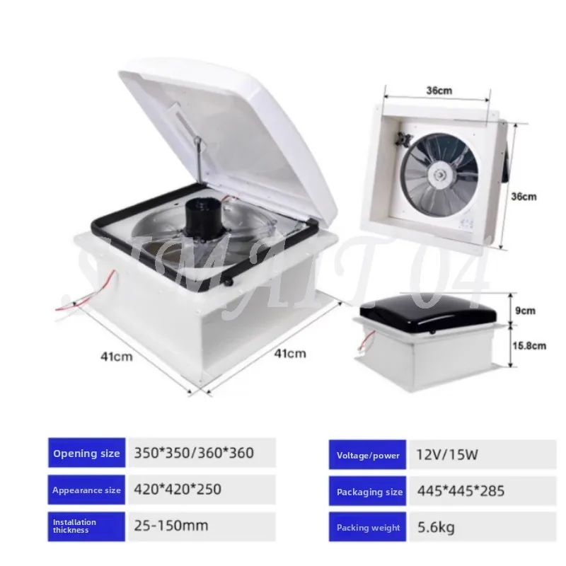RV Ventilation Fan, Car 12V Overhead, Manual, Large Power, Ventilation Sunroof
RV Ventilation Fan, Car 12V Overhead, Manual, Large Power, Ventilation Sunroof