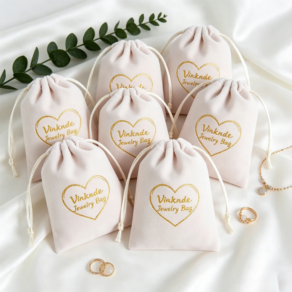 100Pcs Beige Velvet Drawstring Bags 9x12cm Custom Logo Bags for Storage Teas Spices Soaps Candy Jewelry Wedding Party Favors
100Pcs Beige Velvet Drawstring Bags 9x12cm Custom Logo Bags for Storage Teas Spices Soaps Candy Jewelry Wedding Party Favors