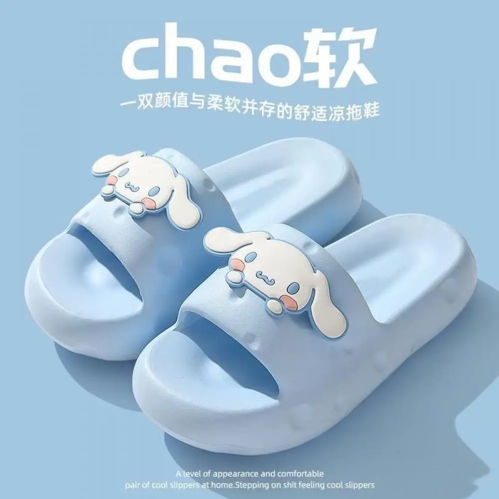 Cartoon Cinnamoroll Slippers Kuromi Sanrio Kawaii Cute Anime Summer Student Home Bathroom Bathing Anti-Slip Sandal for Girls
Cartoon Cinnamoroll Slippers Kuromi Sanrio Kawaii Cute Anime Summer Student Home Bathroom Bathing Anti-Slip Sandal for Girls