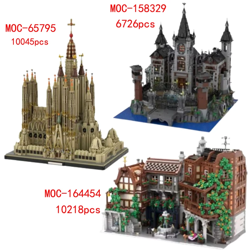 Пятно MOC- 164454 Старый город 65795 Строительство 158329 Блоки для сборки мелких частиц Madhouse, большая сложная модель игрушки в подарок
Пятно MOC- 164454 Старый город 65795 Строительство 158329 Блоки для сборки мелких частиц Madhouse, большая сложная модель игрушки в подарок