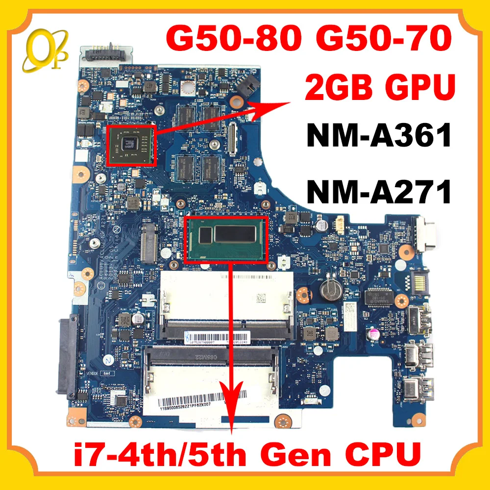 Материнская плата NM-A271 NM-A361 для Lenovo G50-70 G50-80 G50-80M, материнская плата для ноутбука с процессором i7-4-5, 5-го поколения, 2 ГБ графического процессора DDR3, 100% тестирование
Материнская плата NM-A271 NM-A361 для Lenovo G50-70 G50-80 G50-80M, материнская плата для ноутбука с процессором i7-4-5, 5-го поколения, 2 ГБ графического процессора DDR3, 100% тестирование