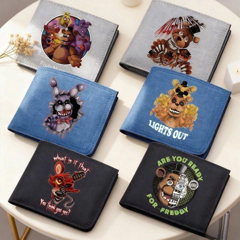 Five Nights At Freddys Canvas Wallet Short Folding Purse Men Card Holder Credit Card Case Coin Purses Multifunction Wallet Gift
Five Nights At Freddys Canvas Wallet Short Folding Purse Men Card Holder Credit Card Case Coin Purses Multifunction Wallet Gift