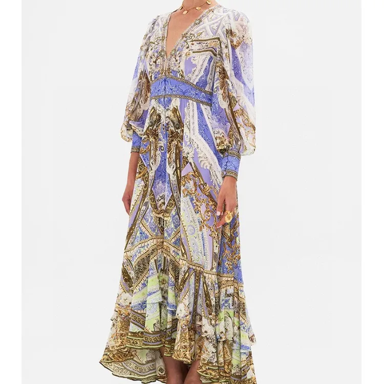 Autumn New Arrival Australian Luxury Printed Slim Fit Long Dr Single Button Ele High Waist Chiffon Holiday Sle Dr
Autumn New Arrival Australian Luxury Printed Slim Fit Long Dr Single Button Ele High Waist Chiffon Holiday Sle Dr