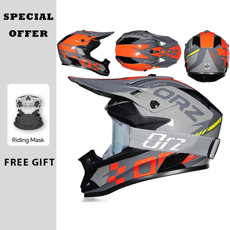 Motorcycle Helmet Motocross Off-road Helmets ATV Dirtbike Downhill Racing Helmet DOT Approved Capacete Comfortable Ventilation
Motorcycle Helmet Motocross Off-road Helmets ATV Dirtbike Downhill Racing Helmet DOT Approved Capacete Comfortable Ventilation