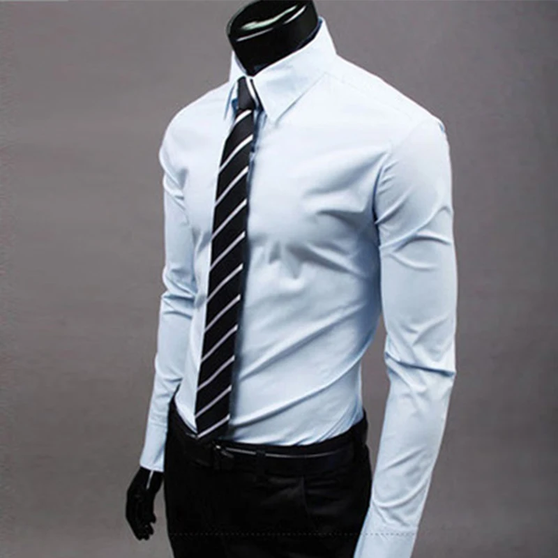 Рубашка мужская с длинным рукавом, модная деловая формальная сорочка Slim Fit, карамельные цвета
Рубашка мужская с длинным рукавом, модная деловая формальная сорочка Slim Fit, карамельные цвета