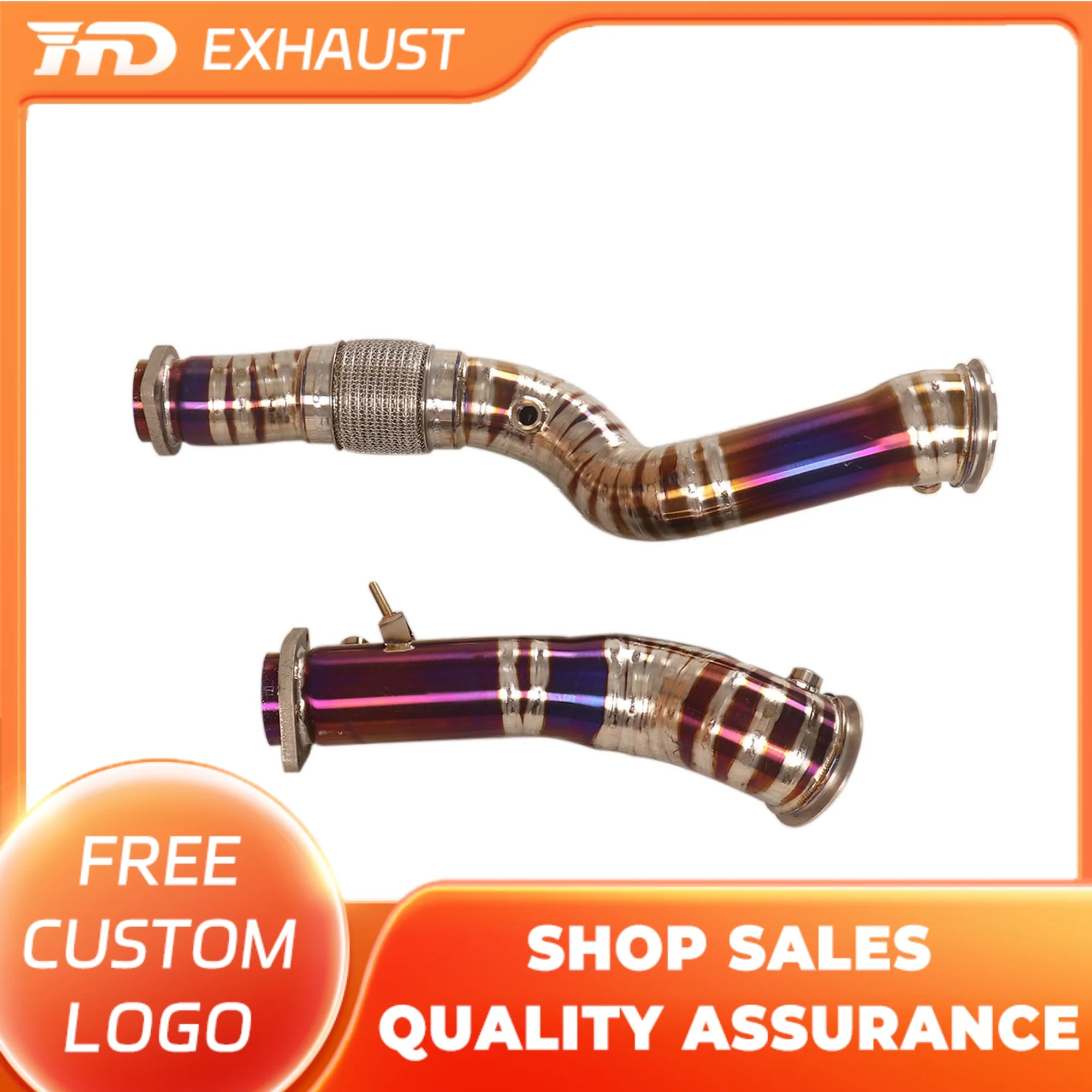 HMD Exclusive customization Titanium Alloy Exhaust Downpipe for BMW M3 M4 G80 G82 without Catalytic Car
HMD Exclusive customization Titanium Alloy Exhaust Downpipe for BMW M3 M4 G80 G82 without Catalytic Car