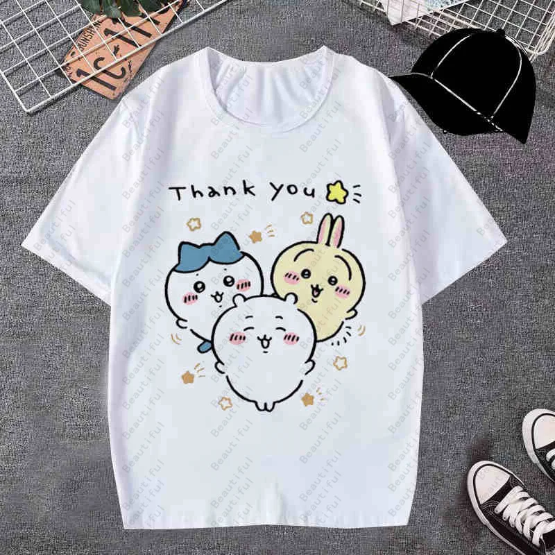 Summer Fashion Chiikawa Co-Short Sleeve T-Shirt Men's And Women's T-Shirt Cartoon Usachi Top Half Sleeve Casual Style T-Shirt
Summer Fashion Chiikawa Co-Short Sleeve T-Shirt Men's And Women's T-Shirt Cartoon Usachi Top Half Sleeve Casual Style T-Shirt