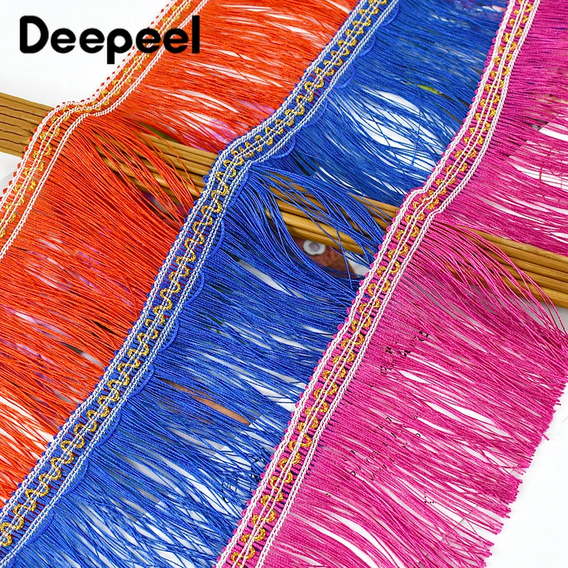 2/5M 10cm Colorful Fringe Tassels Home Textile Sofa Decorative Trimmings Stitching Lace Trim Curtain Fringes Sewing Accssories
2/5M 10cm Colorful Fringe Tassels Home Textile Sofa Decorative Trimmings Stitching Lace Trim Curtain Fringes Sewing Accssories