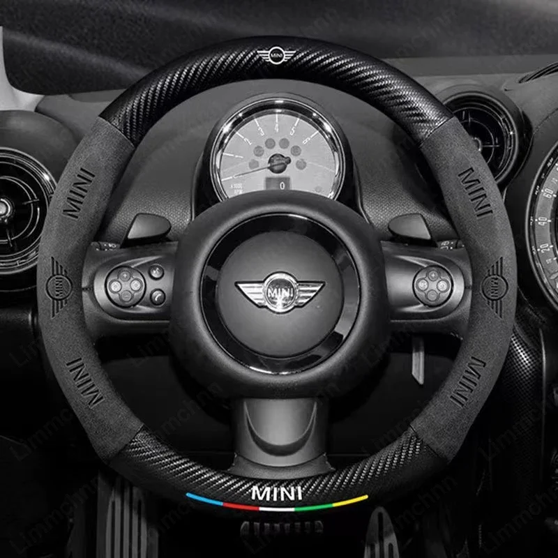 Suede Leather Car Steering Wheel Cover Car-styling Interior For Mini Cooper One JCW F54 F55 F56 F57 F60 R52 R53 R55 R56 R57 R61
Suede Leather Car Steering Wheel Cover Car-styling Interior For Mini Cooper One JCW F54 F55 F56 F57 F60 R52 R53 R55 R56 R57 R61