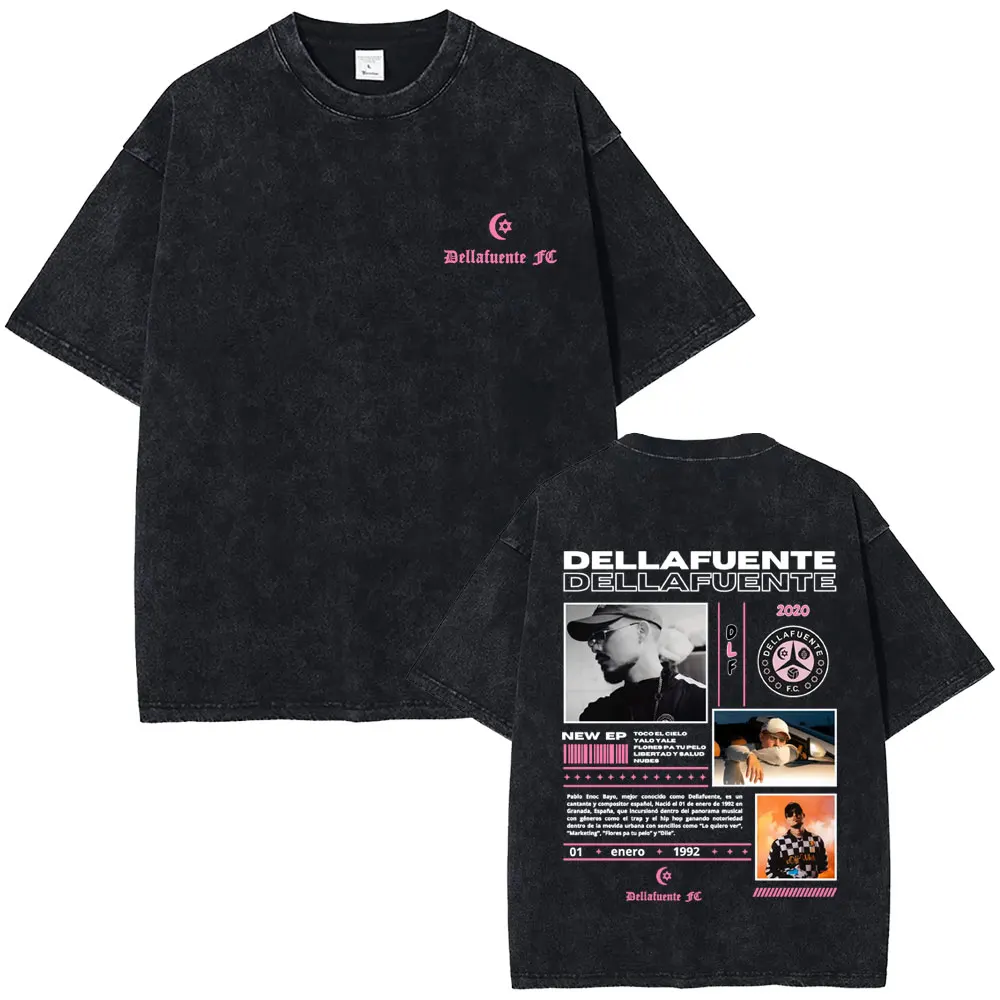 Rapper Dellafuente 2025 Vintage Washed T-shirts Men Women Clothing Fashion Casual Short Sleeve T Shirt O-collar Cotton T Shirts
Rapper Dellafuente 2025 Vintage Washed T-shirts Men Women Clothing Fashion Casual Short Sleeve T Shirt O-collar Cotton T Shirts