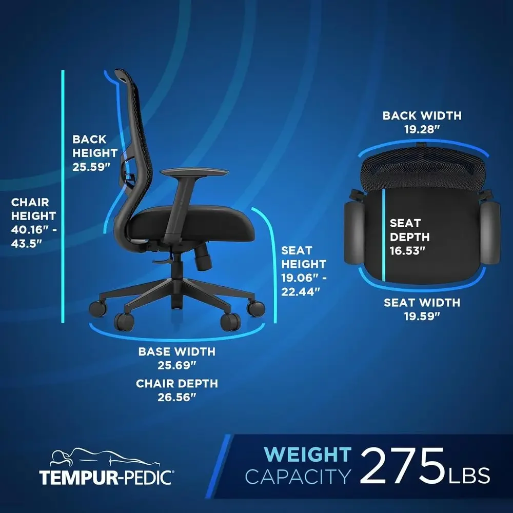 Special OfferErgonomic Mesh Office Chair With Cooling Gel And Adjustable Lumbar Support, Height-Adjustable, Black
Special OfferErgonomic Mesh Office Chair With Cooling Gel And Adjustable Lumbar Support, Height-Adjustable, Black