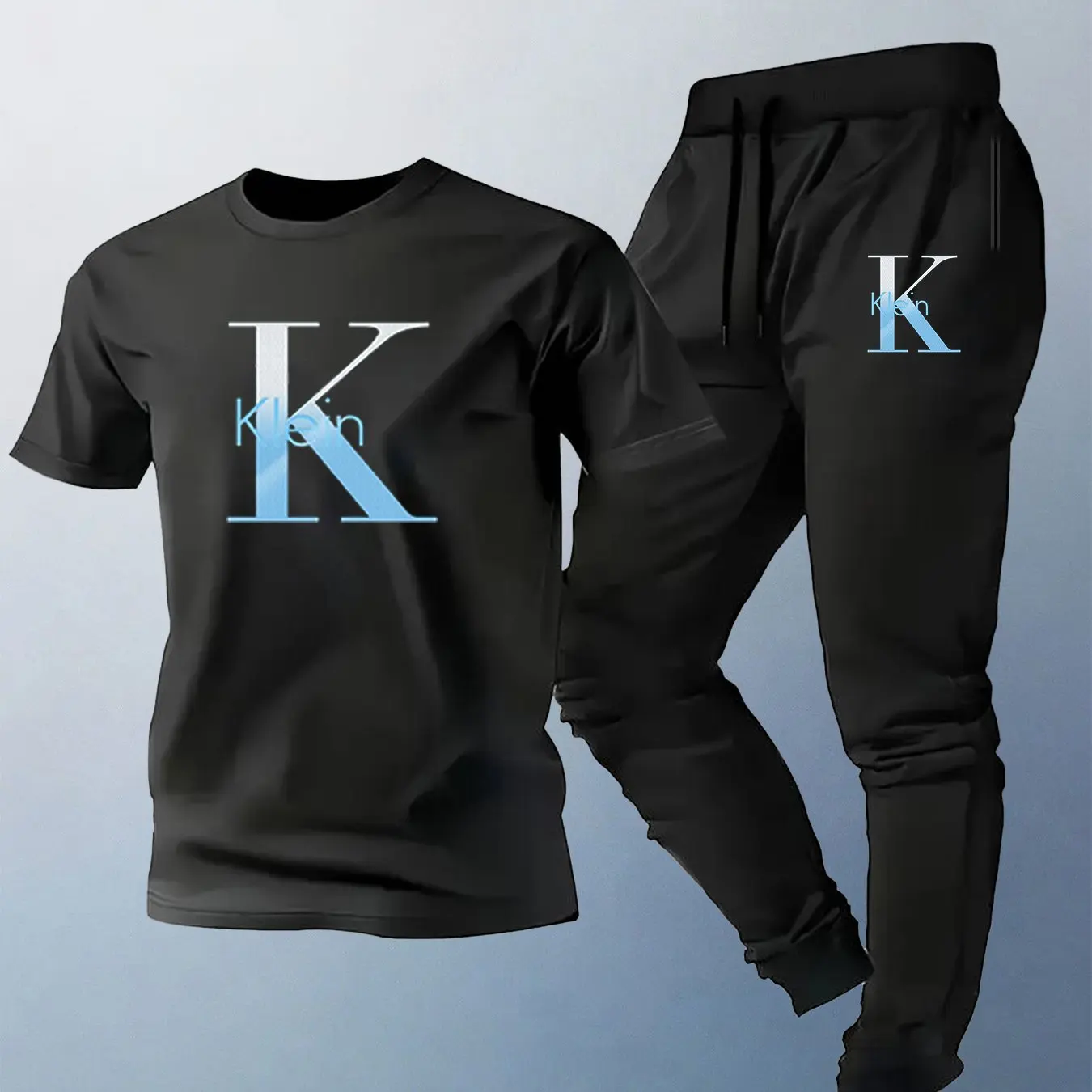New 2026 Men's Sports & Casual Set, Breathable Quick-Dry T-Shirt with Thin Sports Long Pants
New 2026 Men's Sports & Casual Set, Breathable Quick-Dry T-Shirt with Thin Sports Long Pants