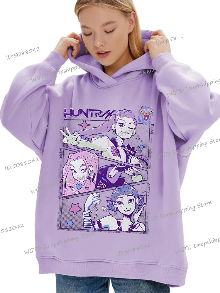 Hip Hop KPop Demon Hunters Hoodies Teenage Girls Boys Fashion Korean Style Streetwear Long Sleeve Kids Spring Autumn Hoody
Hip Hop KPop Demon Hunters Hoodies Teenage Girls Boys Fashion Korean Style Streetwear Long Sleeve Kids Spring Autumn Hoody