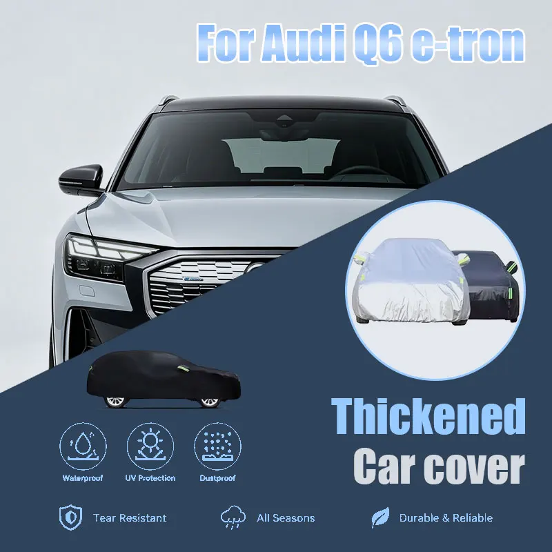 For Audi Q6 e-tron Full Car Cover Reflective Strips Waterproof Snowproof Dustproof UV Protection Outdoor Auto Accessory
For Audi Q6 e-tron Full Car Cover Reflective Strips Waterproof Snowproof Dustproof UV Protection Outdoor Auto Accessory
