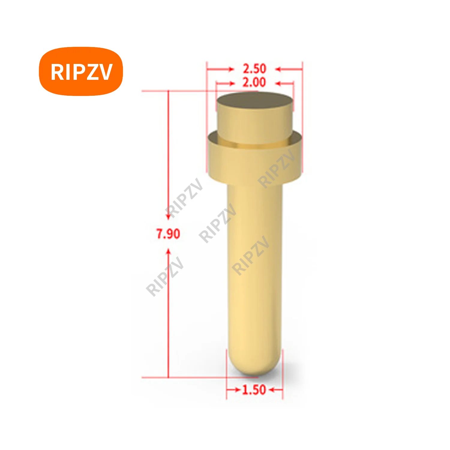 diameter 2.5mm Height 7.9mm four-series sensor pin welding type hot plug connector RIPZV
diameter 2.5mm Height 7.9mm four-series sensor pin welding type hot plug connector RIPZV